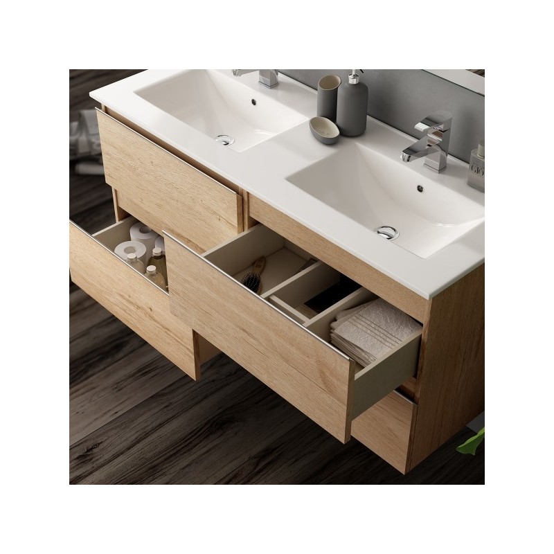 Ensemble Meuble de salle de bains METEOR + vasque céramique