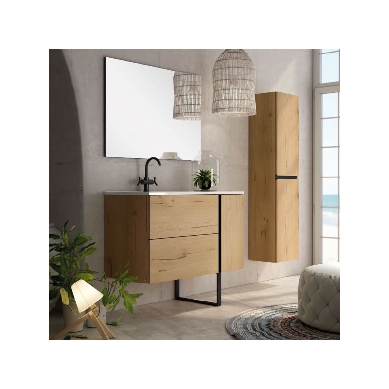 Meuble de salle de bain avec vasque BLACK SWAN