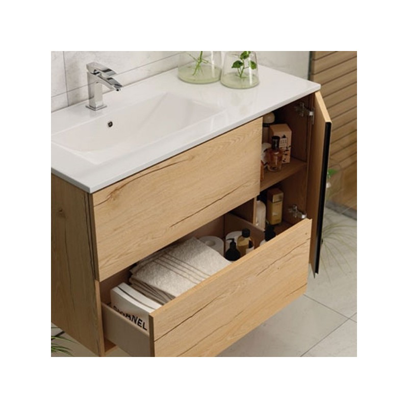 Meuble de salle de bain avec vasque BLACK SWAN