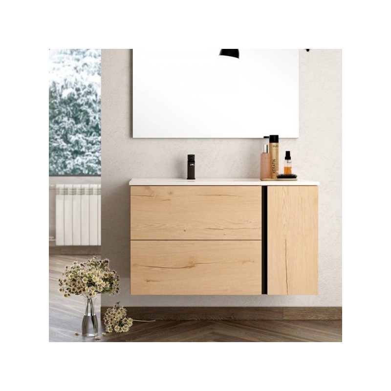 Meuble de salle de bain avec vasque BLACK SWAN