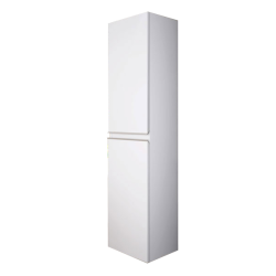 COLONNE INGLET 2 PORTES LAQUE BLANC BRILLANT OUVERTURE GAUCHE