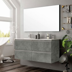 Ensemble Meuble de salle de bains Inglet 120cm Cemento