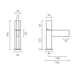 Mitigeur salles de bains série ACE