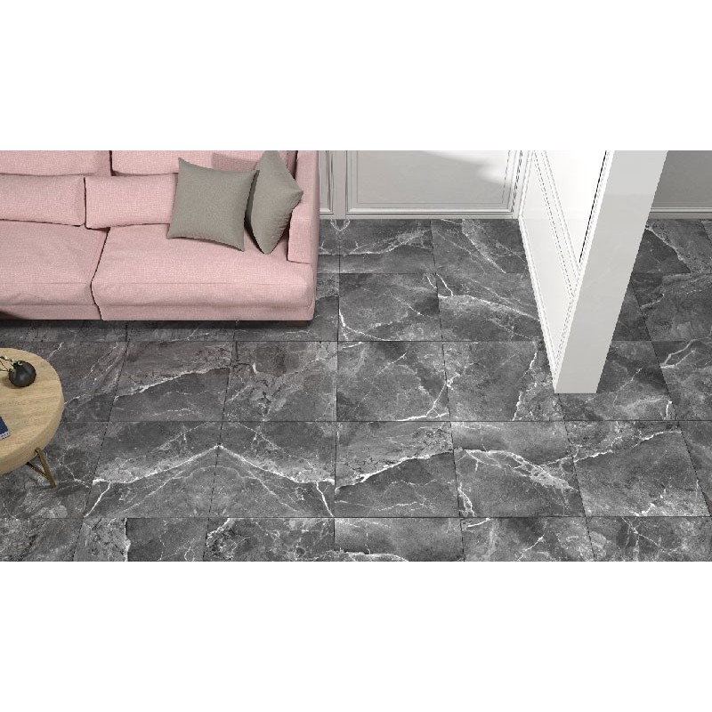 Carrelage brillant Earthstone Graphite