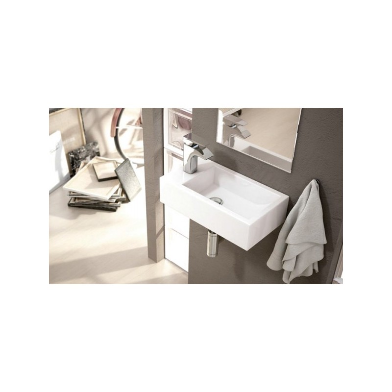 lavabo Picolo robinet gauche suspendu 45.5x25.5x12cm
