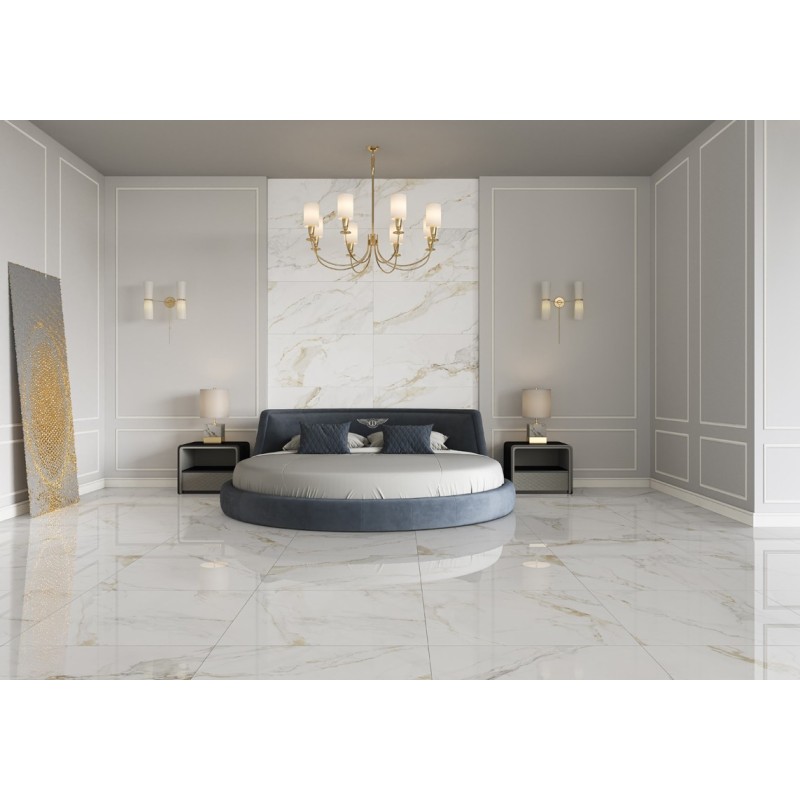 Carrelage poli Marshall Gold 30x60