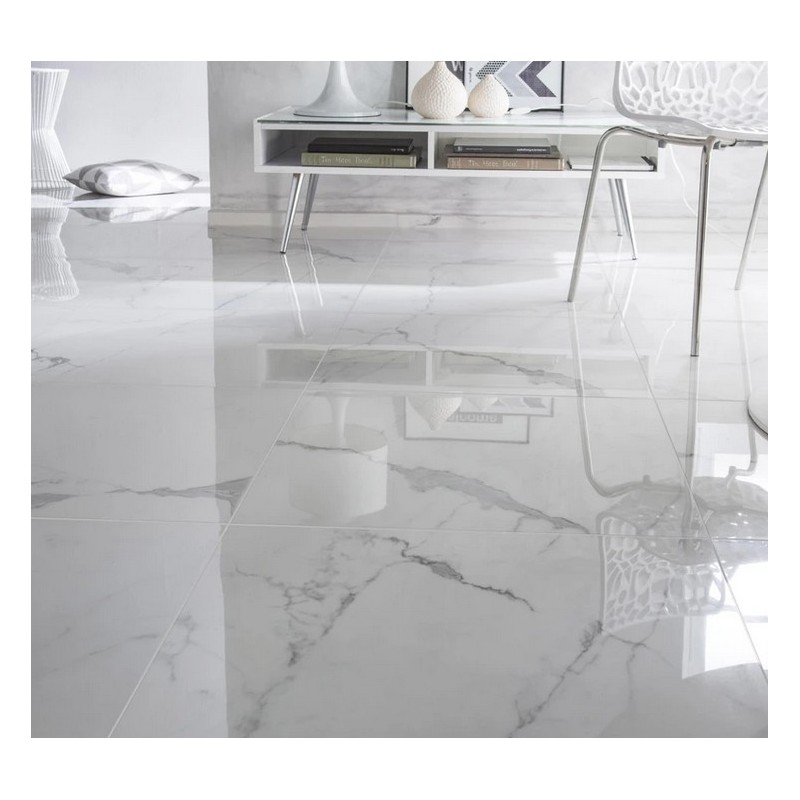 Carrelage poli Calacatta Gold