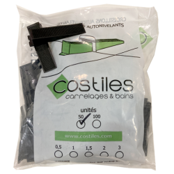 Cales croisillons autonivelant Clips+, sac 50pcs