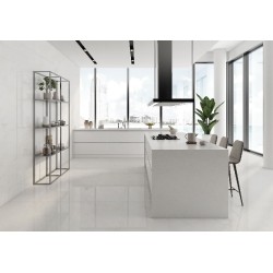 Carrelage poli Stellar white