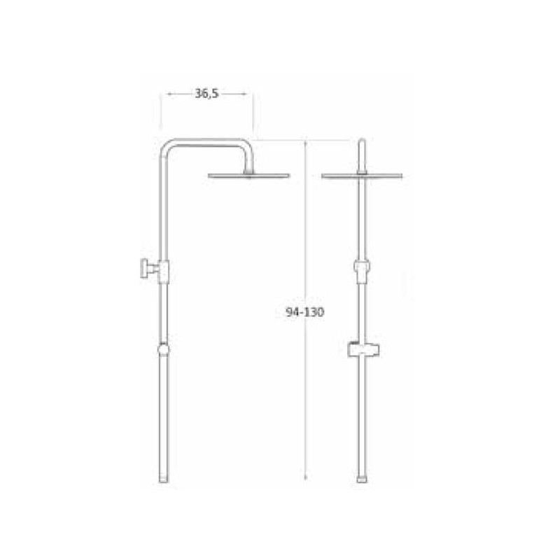 Colonne de douche thermostatique FIASO