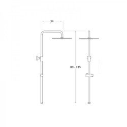 Douche monocommande TAHITI