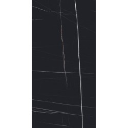 Carrelage aspect marbre Sahara Noir brillant