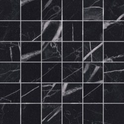 Carrelage Marquina black mosaico brillant