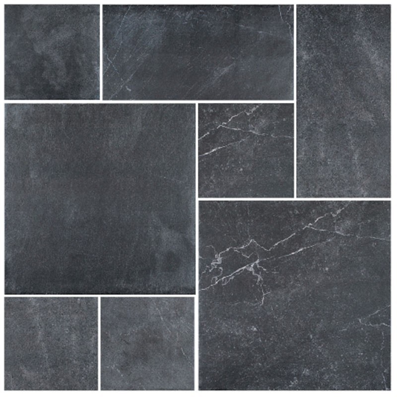 Carrelage Nepal Dark R11 Opus modulaire