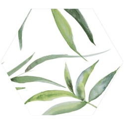 Carrelage hexagonal Oasis décor floral