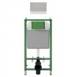 Bati-support pour WC suspendu modèle TECHNI avec plaque