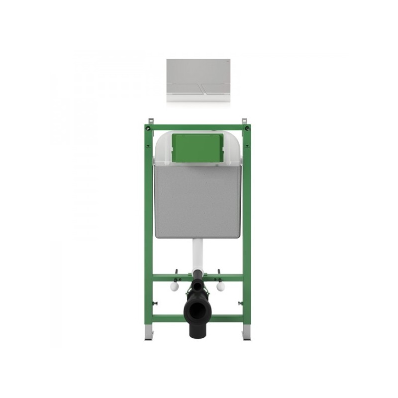 Bati-support pour WC suspendu modèle TECHNI avec plaque